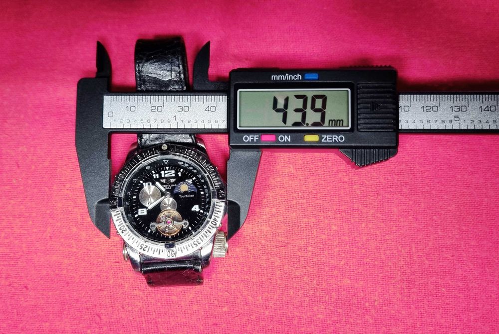 Relógio Tourbillon Automático 48h Reserva 100% operacional