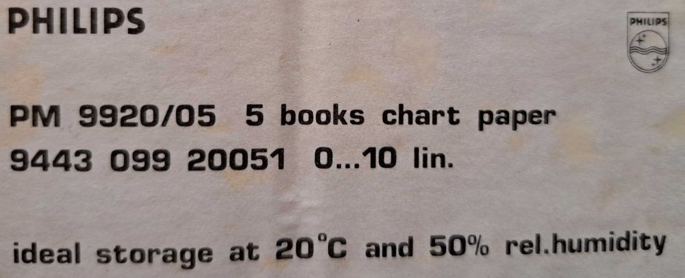 Papel de impressão térmica de difratometria (PHILIPS PM 9920/05)64297616677507122