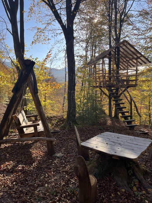 Котедж серед лісу  в Карпатах.  Риболовля. Чан.Сауна. Без сусідів.