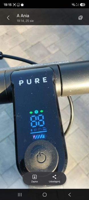 Hulajnoga elektryczna pure