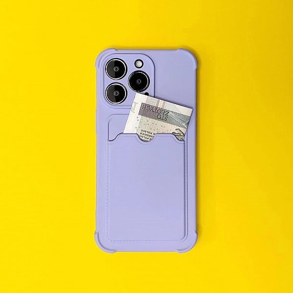 Card Armor Case etui pokrowiec do iPhone 13 mini portfel na kartę sili