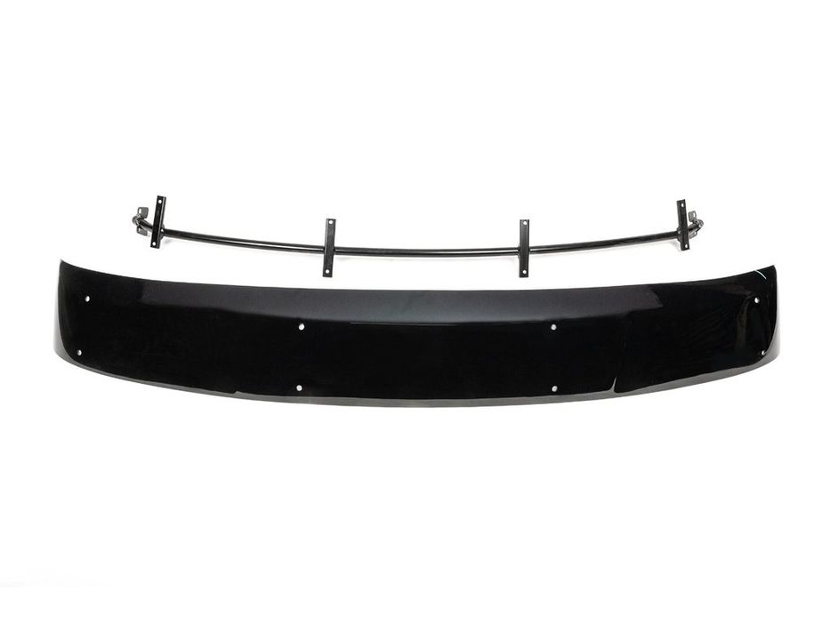 Козирок на лобове скло Mercedes Sprinter W907 (чорний глянець, 5мм)