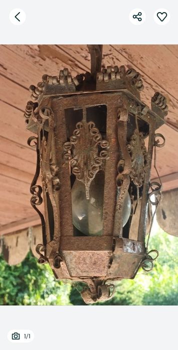 Anyczny lampion  starocie