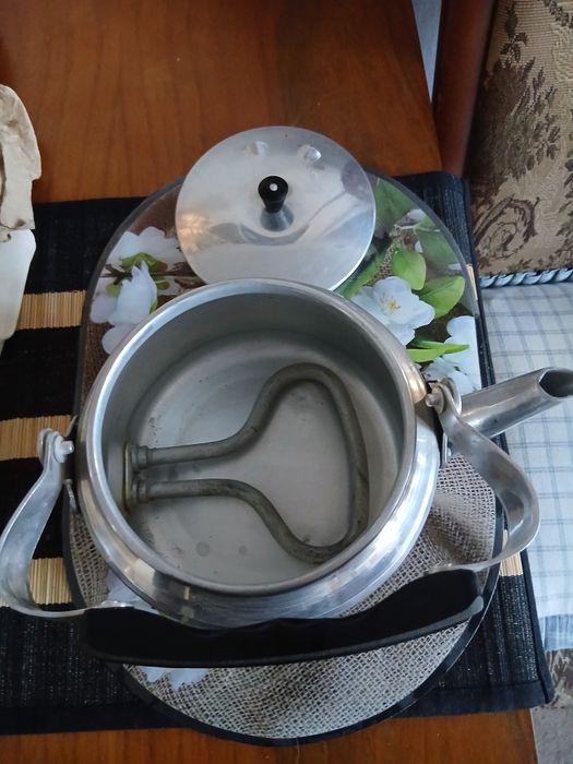 Czajnik aluminiowy Radziecki elektryczny