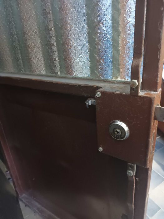 Portão em ferro metalizado