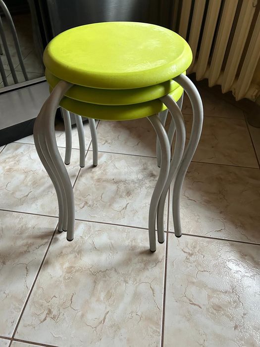 Taboret Stołek krzesło 3 sztuki