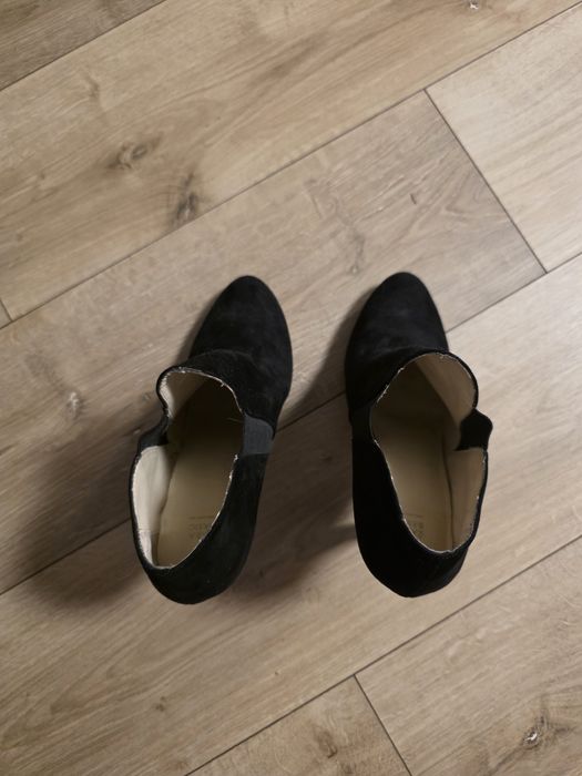 Czarne Obcasy Zara Basic 40