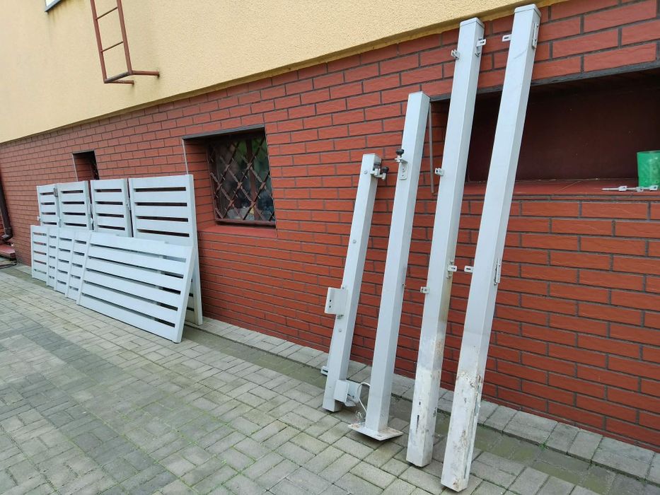 Zestaw ogrodzenie brama furtki aluminium