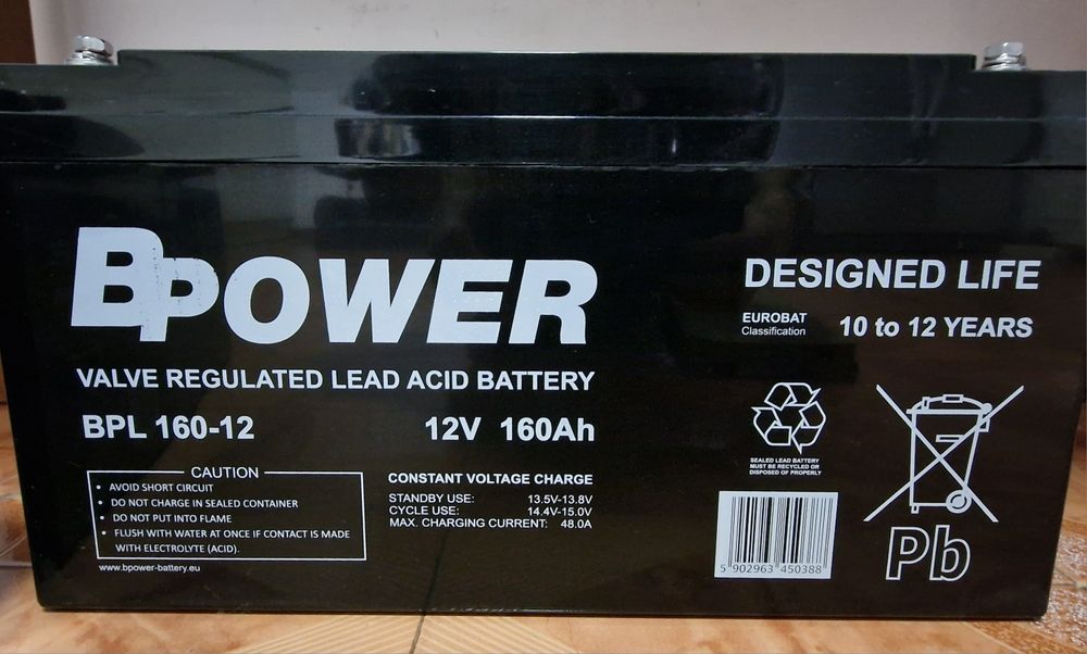 Аккумулятор bpower BPL 160 12v