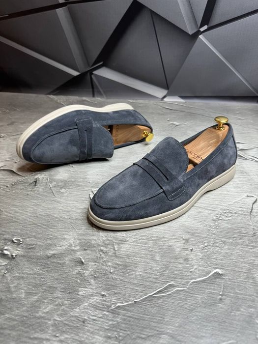 Замшевые лоферы 40-45