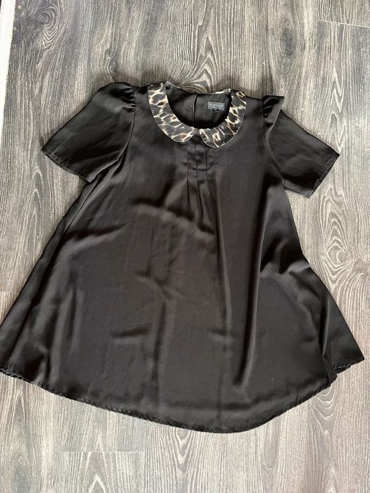 Sukienka z kołnierzykiem panterka Topshop