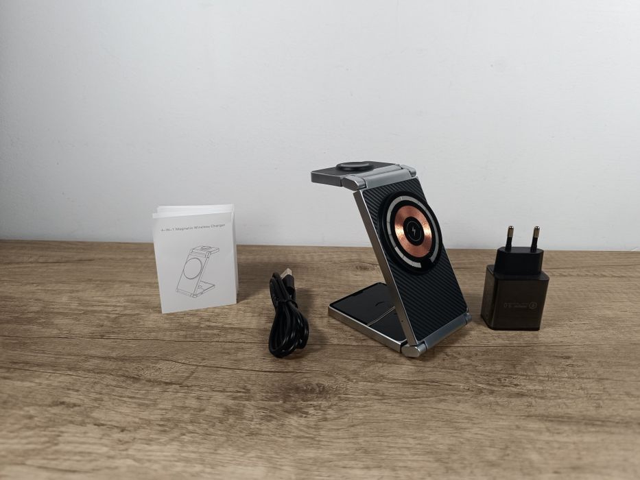 Magnetyczna stacja ładująca 3w1