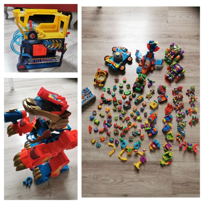 Mega duży zestaw Super Zings + Robot