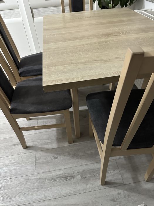 Stol jadany + 4 krzesla