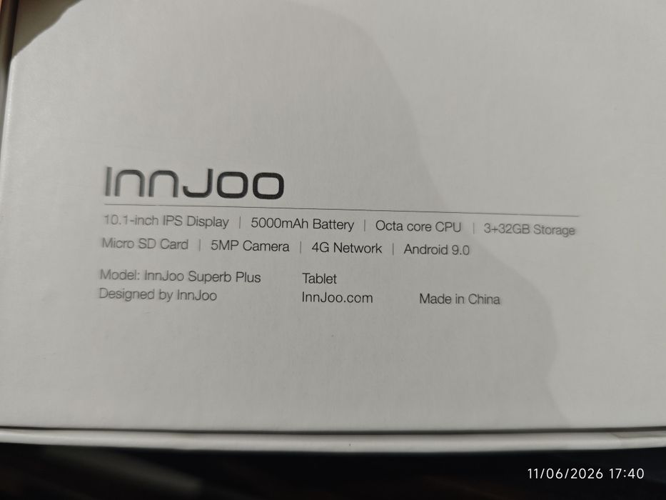 Vendo Tablet Innjoo Superb Plus