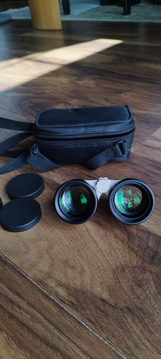 Omegon 2.1x42 Wide Field Binoculars – lornetka astronomiczna, etui, komplet