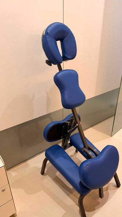 Cadeira de massagem profissional – praticamente nova, ideal para clínica de fisioterapia / spa / estúdio de recuperação física