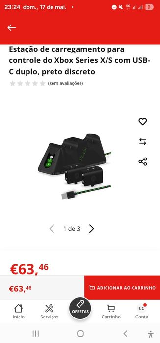 Stealth Dual Carregador + 2 baterias de comandos para Xbox Series S/X