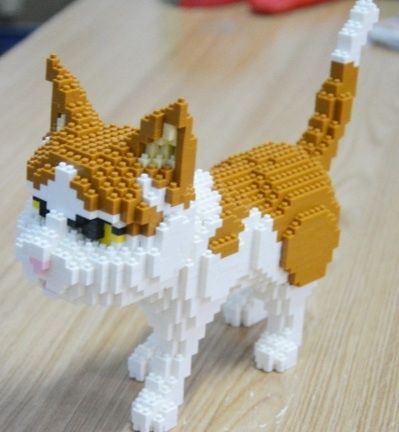 Kotek z mini klocków