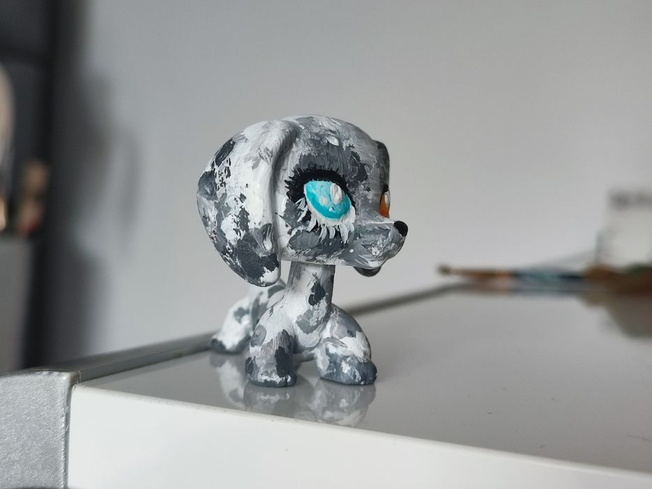 LPS custom jamnik dog oryginalny projekt heterochromia