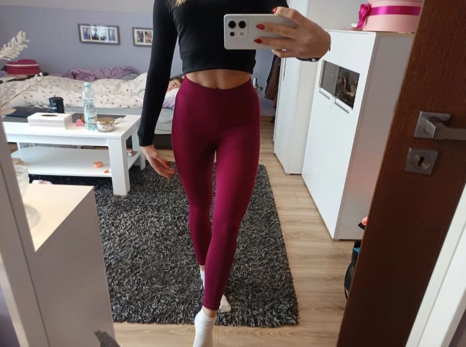 Legginsy z wysokim stanem M oshyo nowe push up