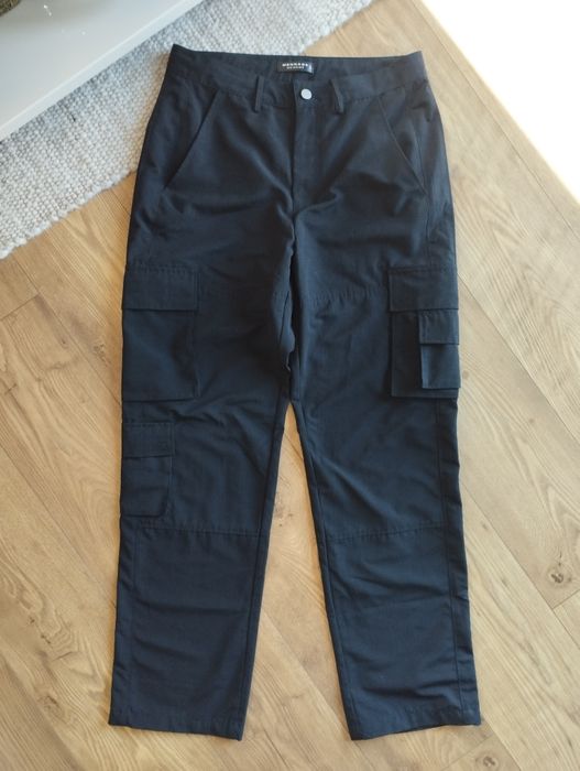 Rozmiar M spodnie męskie trekkingowe, czarne spodnie rozmiar 32