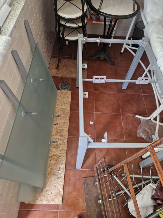 Vendo mesa extensível de vidro