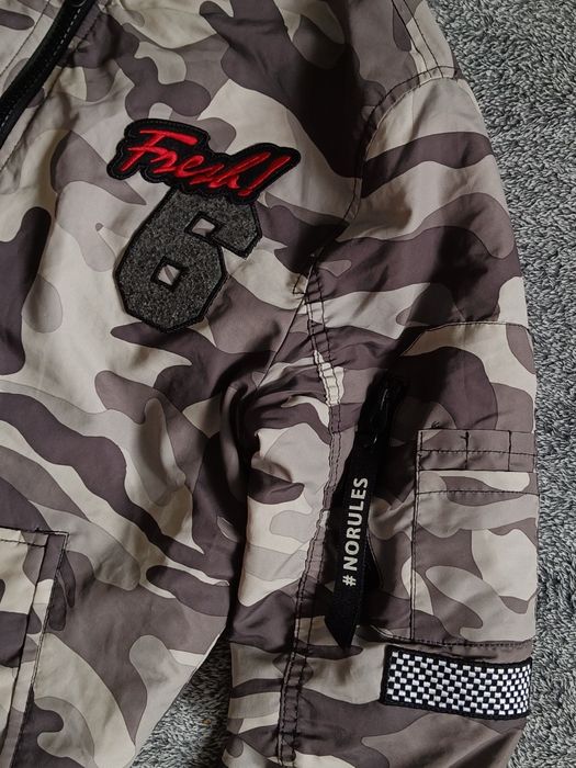 Kurtka bomberka bejsbolówka camo moro M