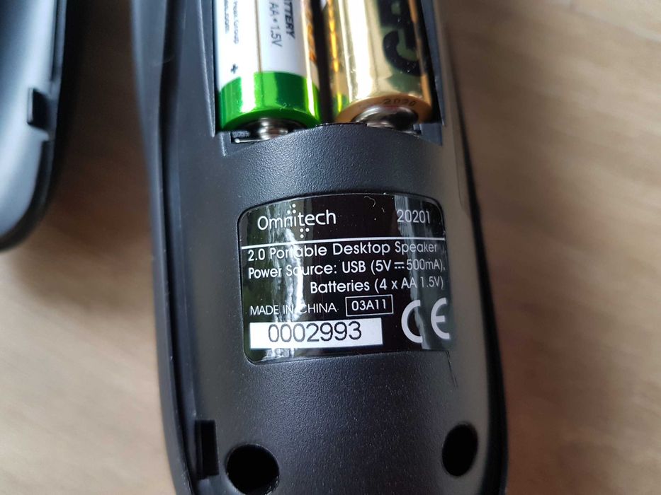 Przenośny głośnik stacjonarny Omnitech 20201 + nowy kabel jack- jack