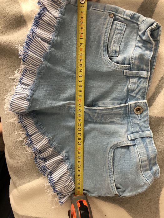 Krotkie spodenki szorty Zara Girls 152 jeansowe jeans 146 na lato