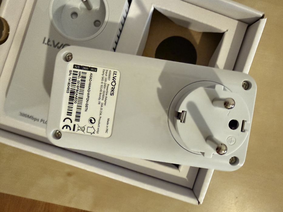 Kit de 2 adaptadores CPL 500 Mbs