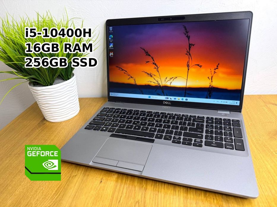 Потужний ігровий ноутбук Dell Precision 3551 i5 10 gen 16/256GB (512GB) Nvidia Quadro P620