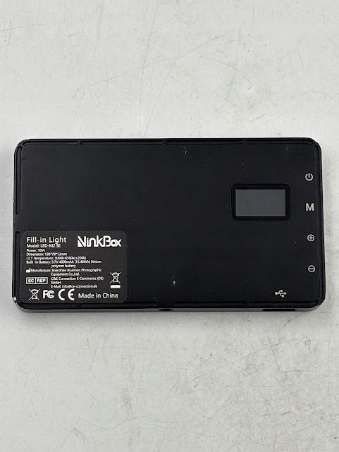 outlet ninkbox lampa led panel 140 diod 2500-9000k cri95 dslr 4000 mah