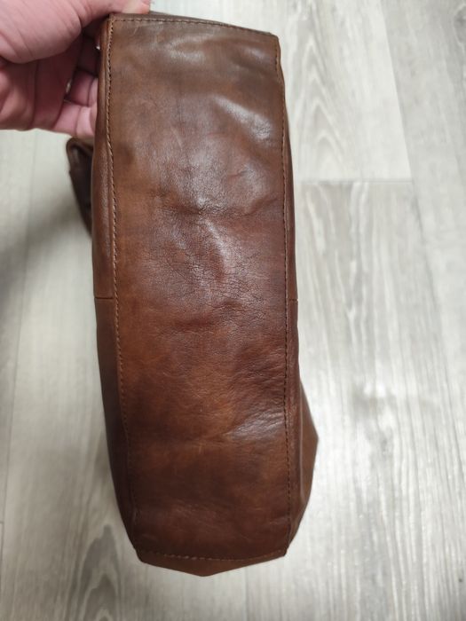 Сумка хобо шкіряна