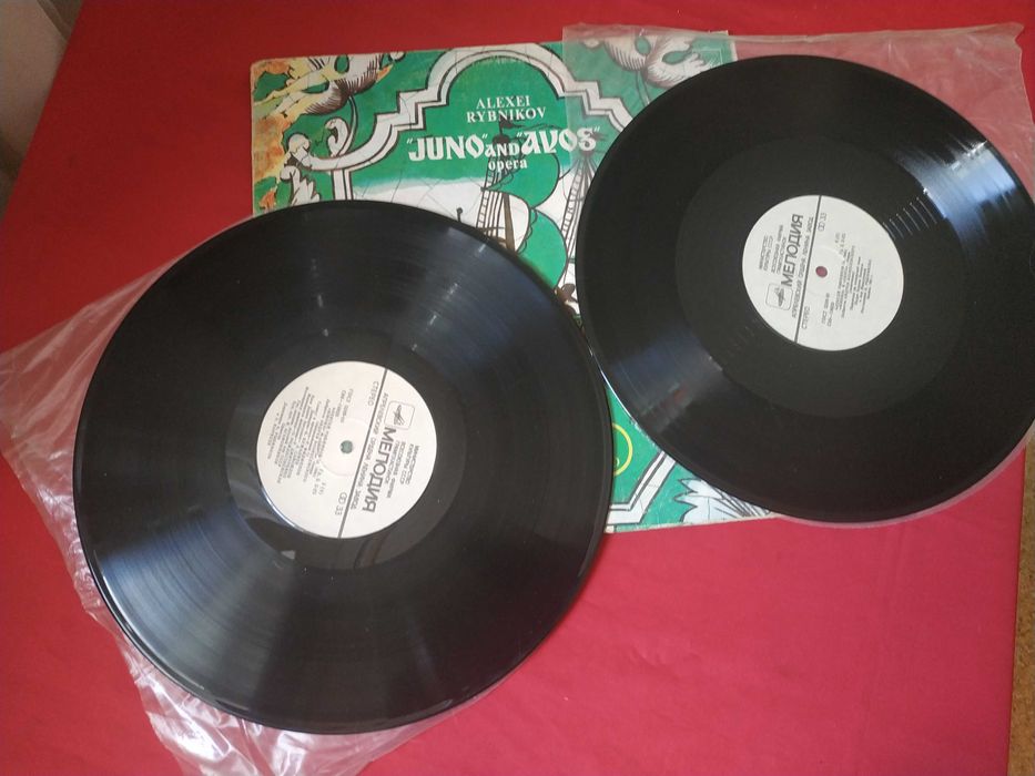Пластинка Юнона и Авось опера Александр Рыбников 2 пластинки