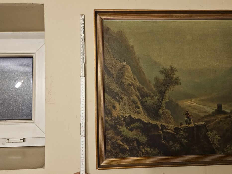 Obraz reprodukcja w ramie pejzaż