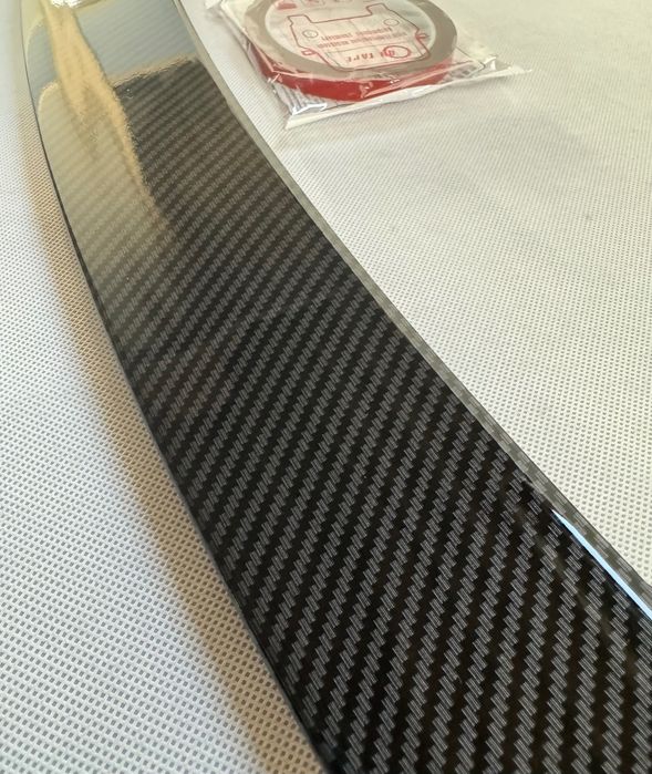 Spoiler lotka dokładka TESLA MODEL 3 CZARNY POŁYSK / CARBON