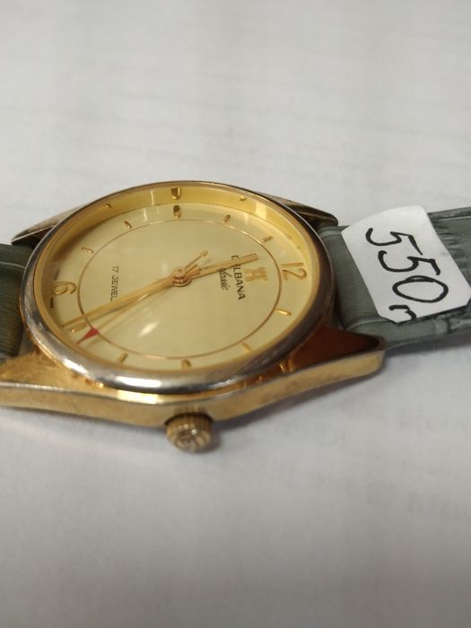 Męski zegarek mechaniczny DELBANA 17 jewels