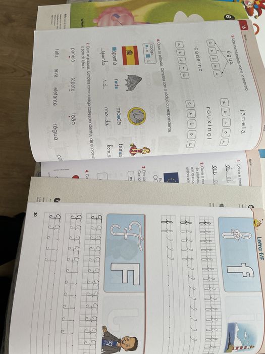 Livro fichas português 1 ano