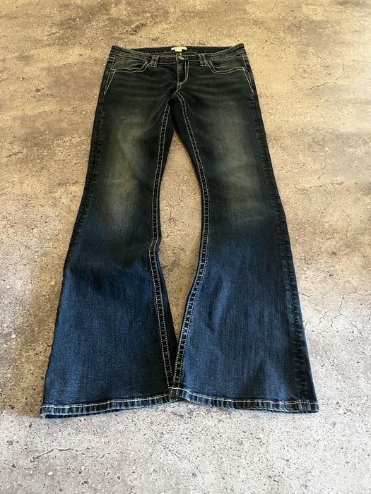 Miss me tape archive flared/bootcut jeans