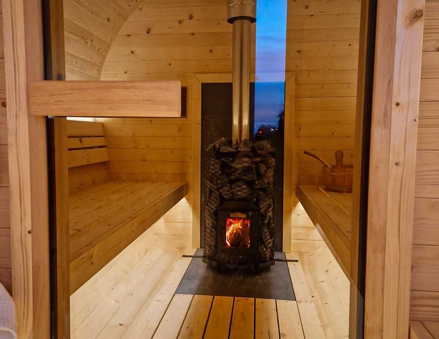 Sauna zewnętrzna beczka S 1,8 m |Bezpośrednio od producenta | Lubuskie