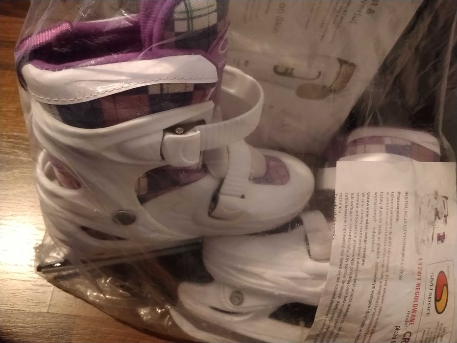 Łyżwy figurowe Verso, regulowana wielkość