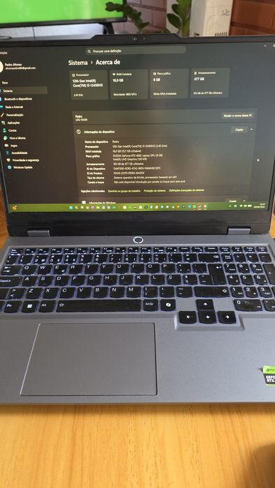 Lenovo LOQ Gaming RTX 4060 8GB | i5-12450HX | 16GB RAM | 512GB SSD
