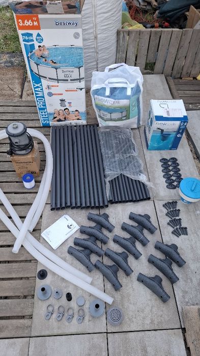 Basen bestway Steel Pro Max 3.66m jak NOWY