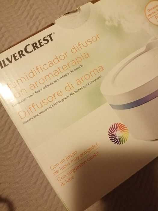 Humidificador aromaterapia e cromoterapia