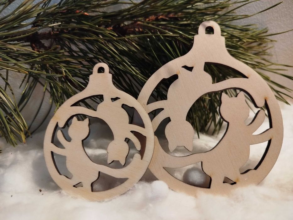 Drewniane ozdoby świąteczne