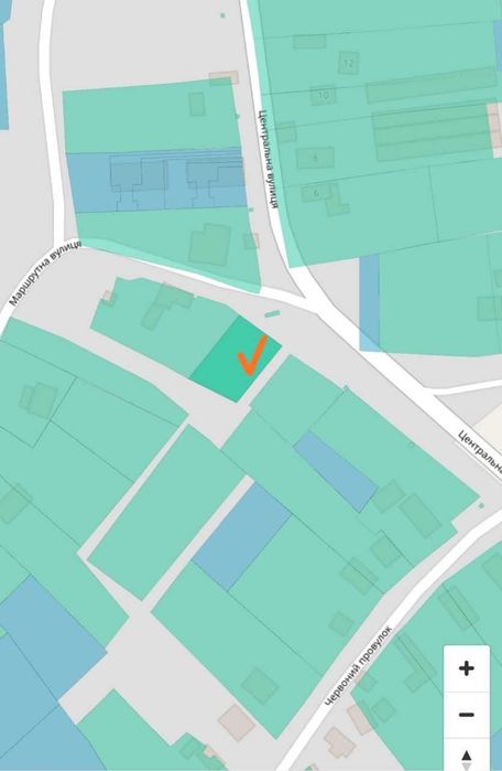 Велика Балка, земельна ділянка поряд з Центральною вулицею