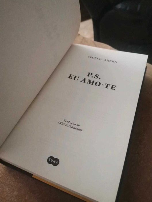 Livro "P.S. Eu Amo-te" - Cecelia Ahern