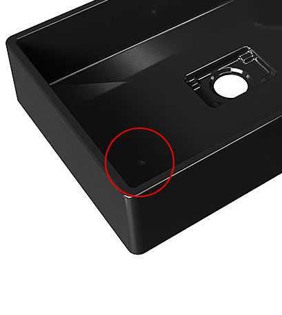 Уцінена Раковина, Умивальник накладний Luxor Mixen 60, Найнижча Ціна!