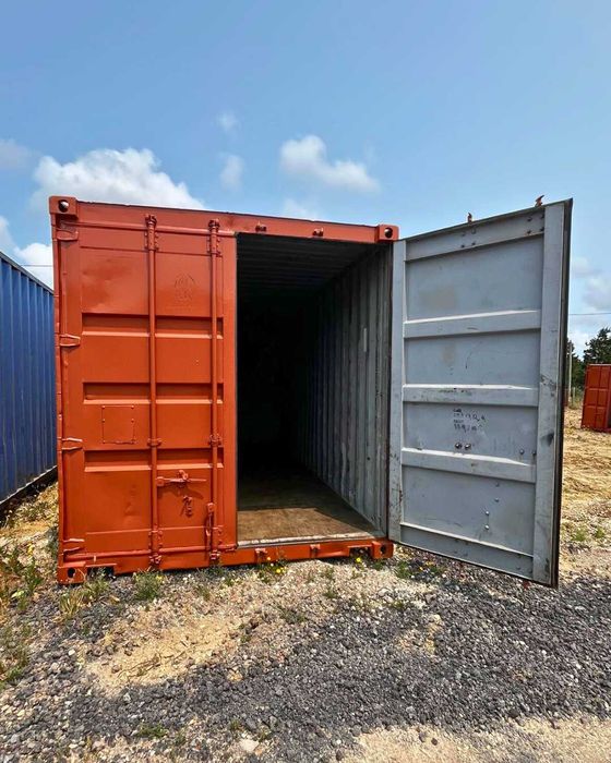Contentor Marítimo 20' (6 metros) - Com Transporte Incluído!